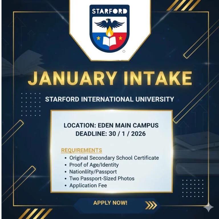 Call for Admission - January 2026 Intake
